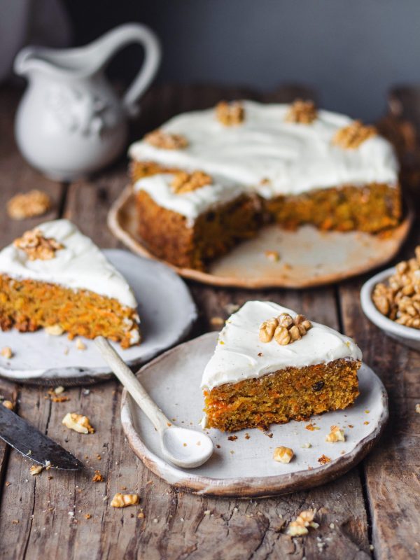 whole wheat carrot coconut cake