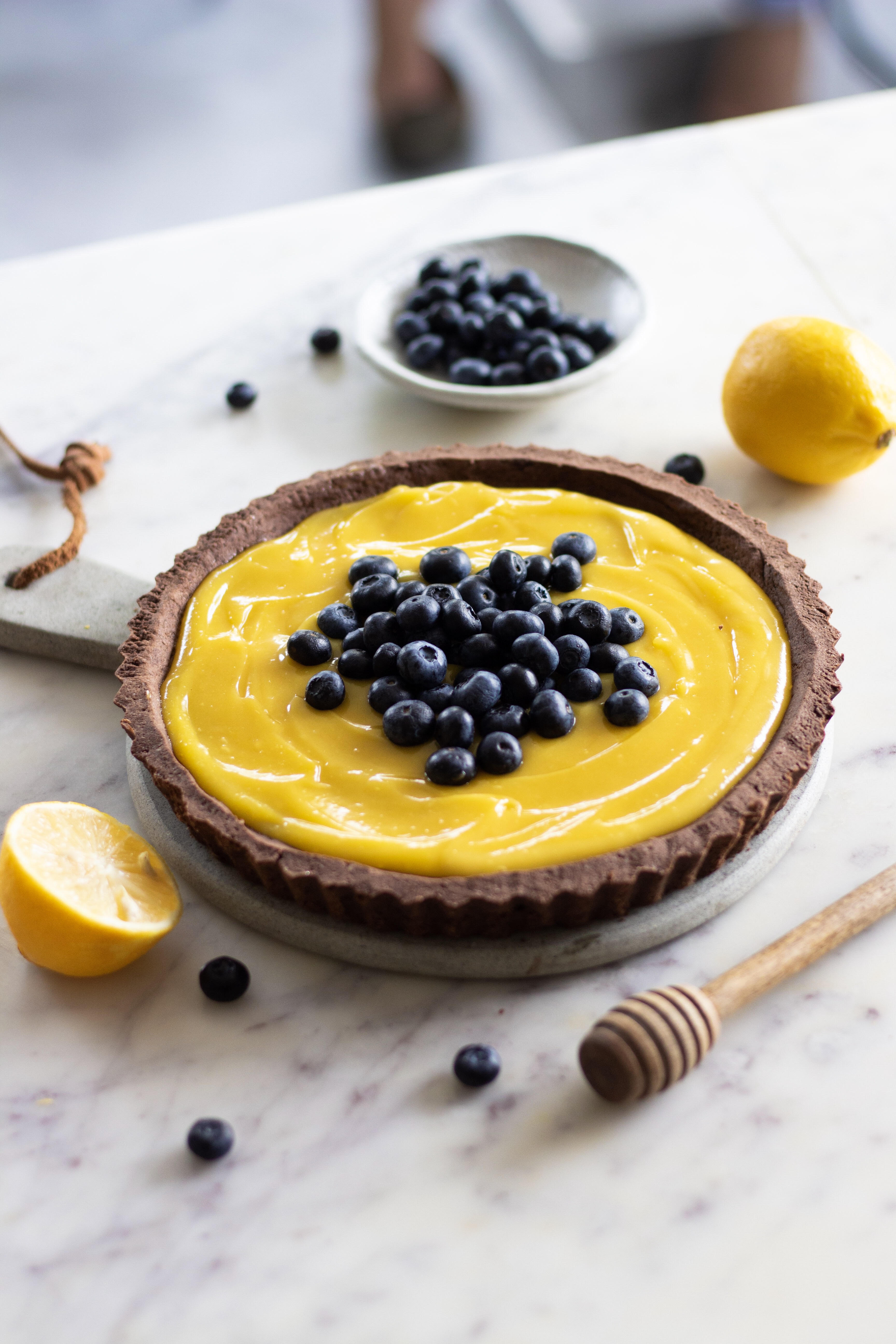 Gluten-free chocolate tart