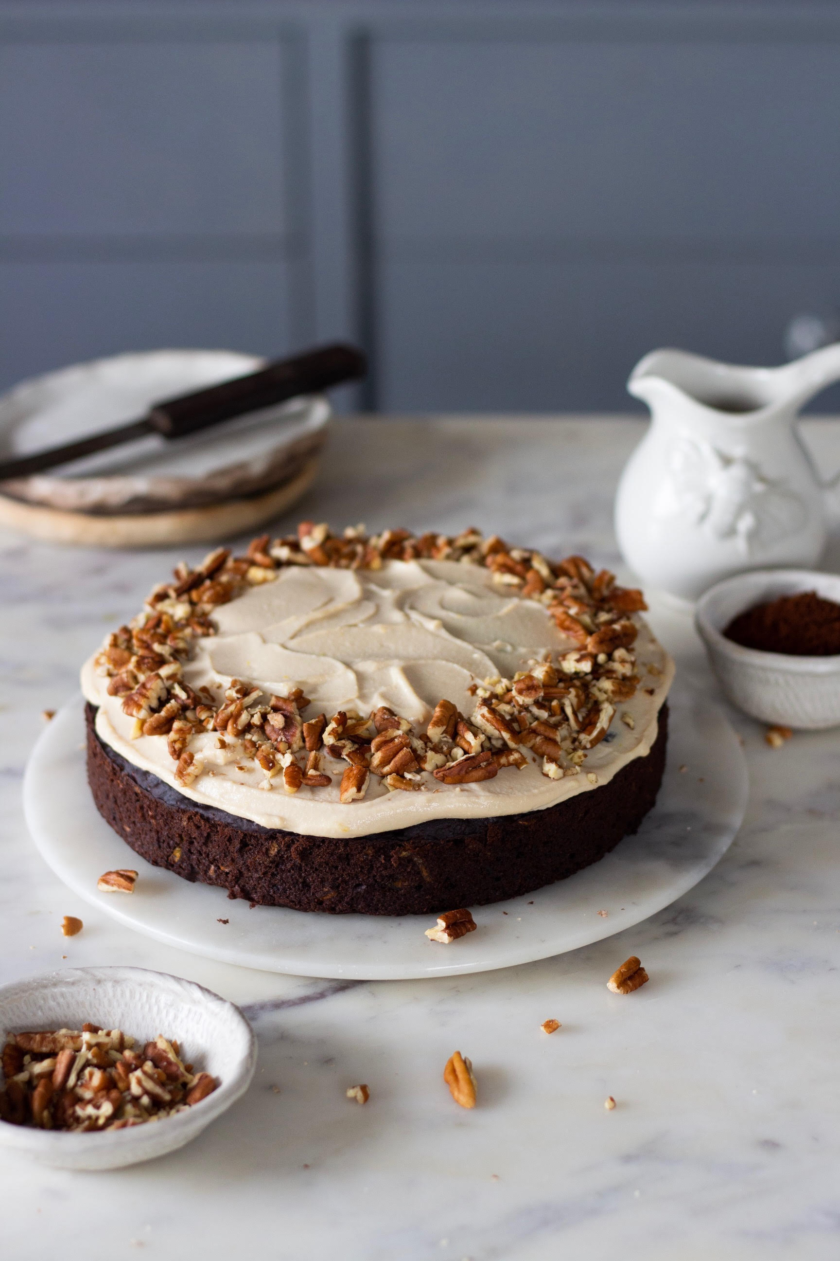 Double Chocolate Zucchini Cake - Friday is Cake Night