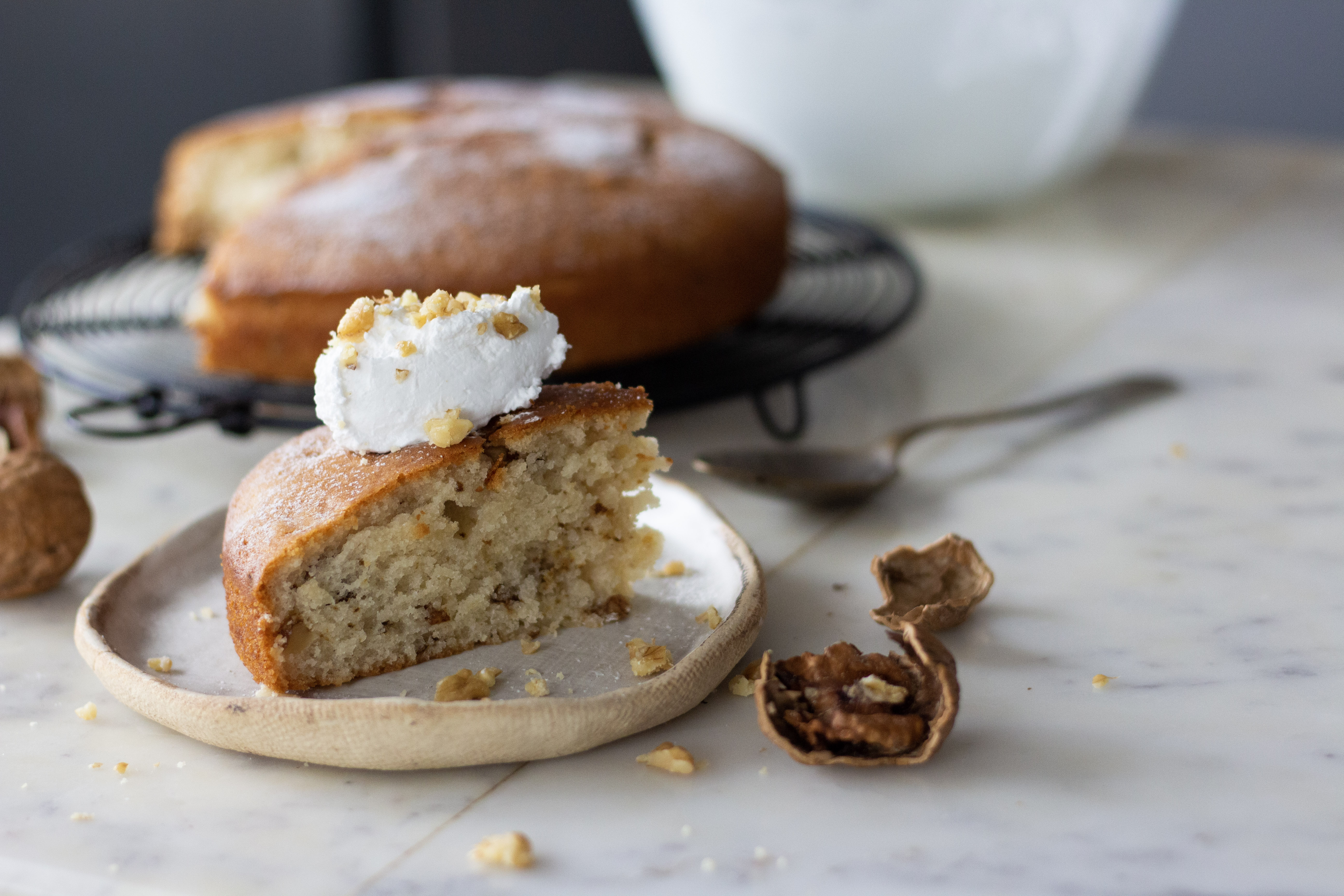 Eggless Vanilla Cake (Soft and Moist)