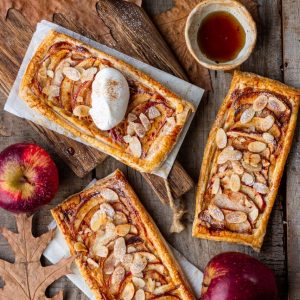 APPLE PEAR PUFF PASTRY TARTS