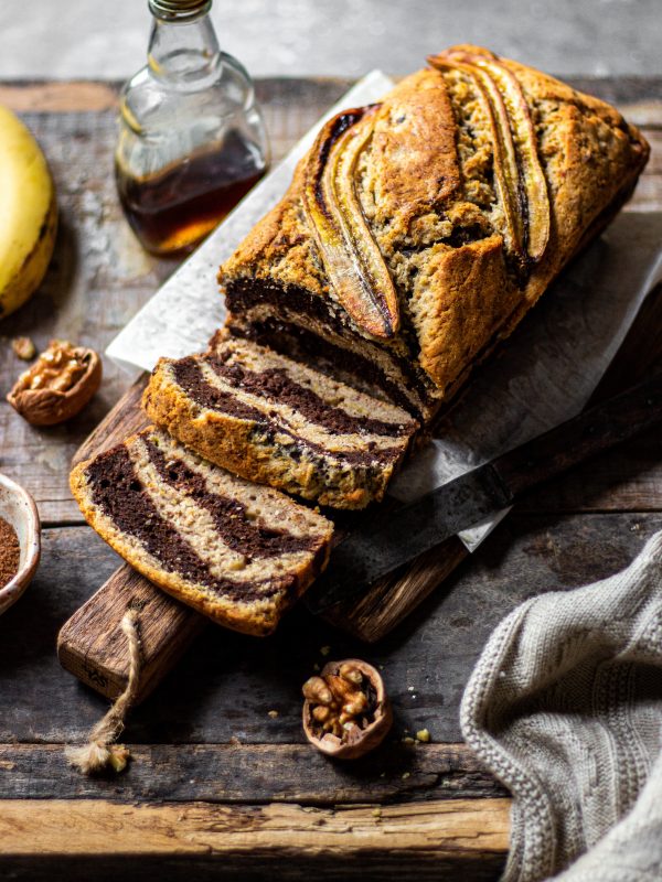 marble banana bread