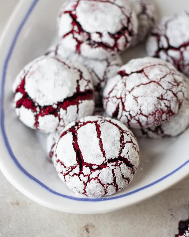 Red Velvet Crinkle Cookies Recipe - Valentine Special | Bake with Shivesh