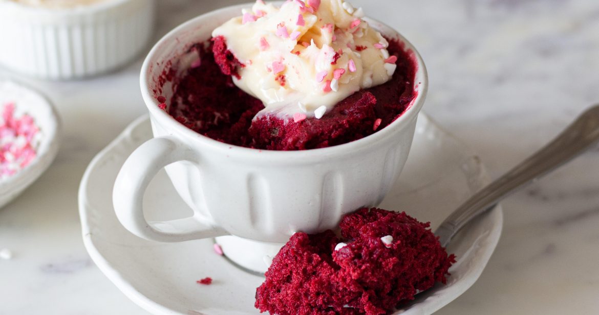 Red Velvet Mug Cake