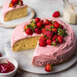 No-oven Vanilla Cake- Eggless recipe!