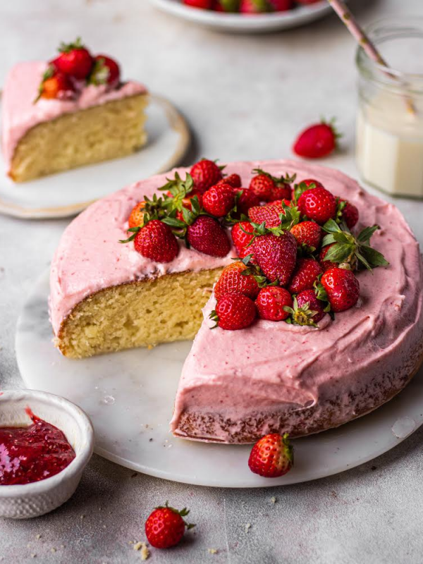 No-oven Vanilla Cake