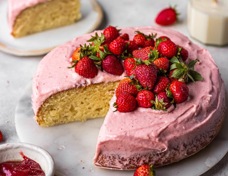 No-oven Vanilla Cake