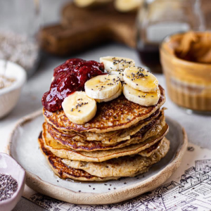 Oats And Banana Pancakes - Sugarless Recipe | Bake With Shivesh