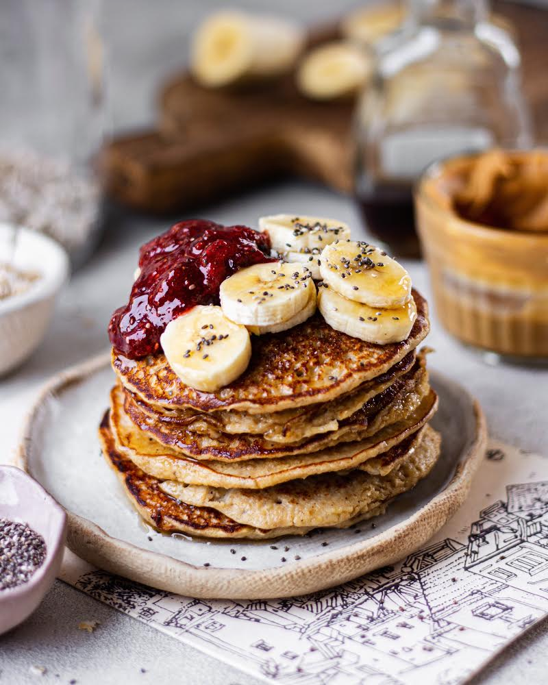 Oats And Banana Pancakes - Sugarless Recipe Bake With Shivesh.