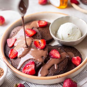 Best Healthy Chocolate Pancakes
