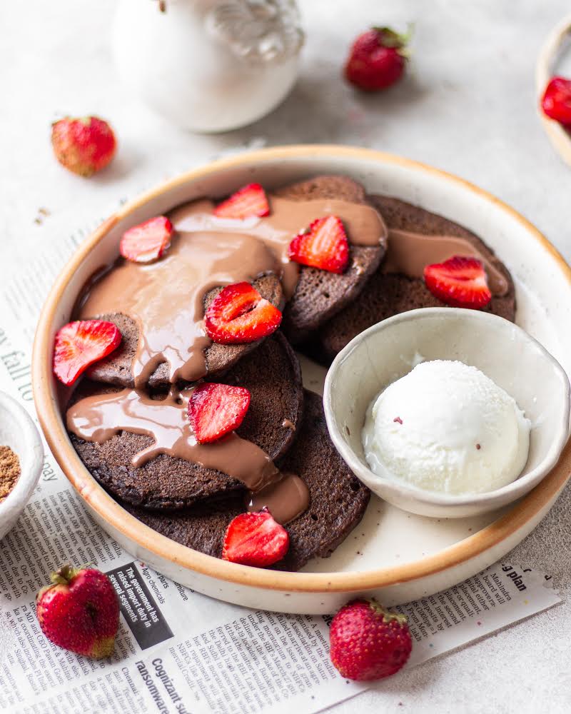 Chocolate pancakes recipe