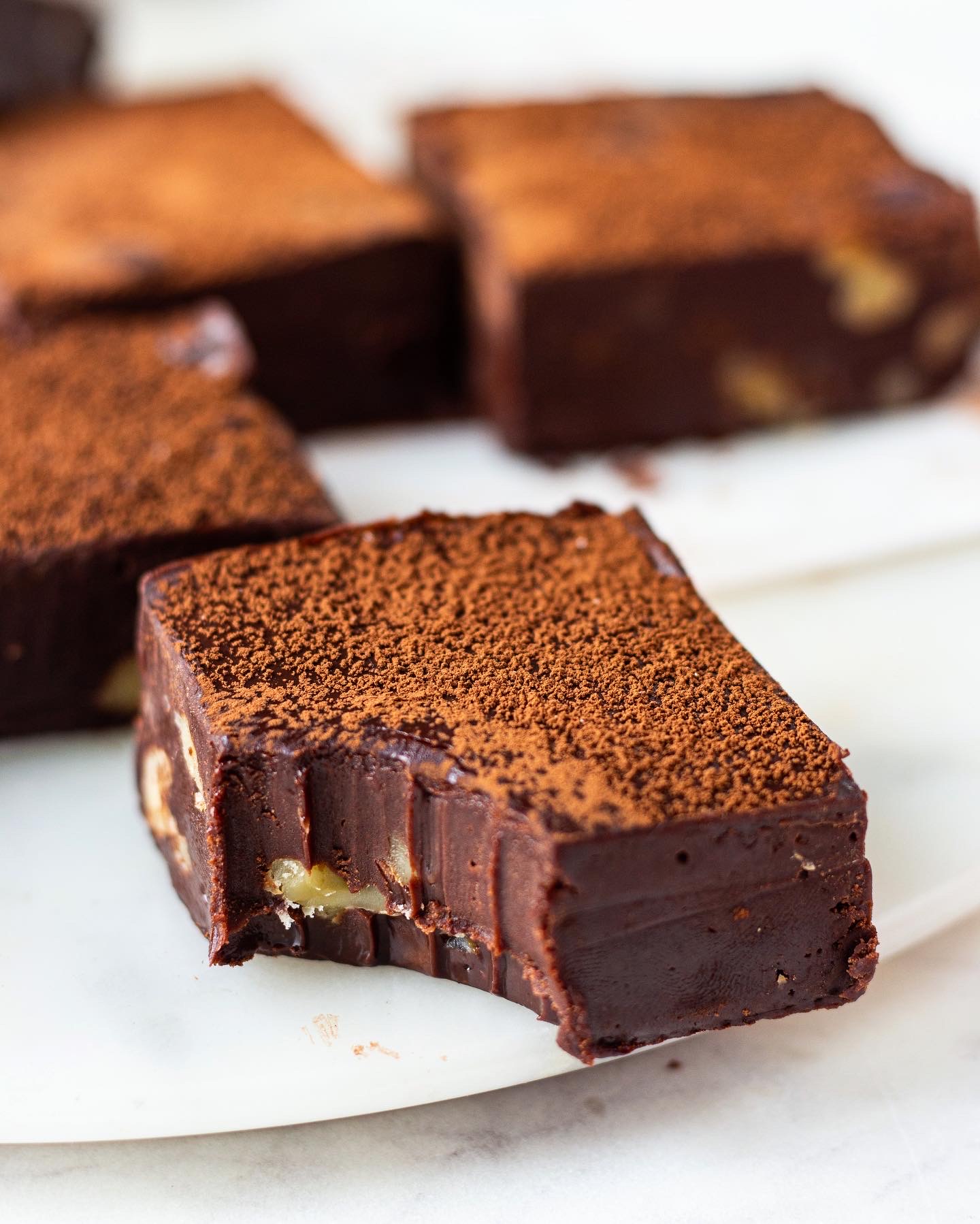 No Bake Chocolate Fudge - 3 Ingredients Recipe | Bake with Shivesh