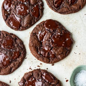 Double chocolate chunk cookies- subway style