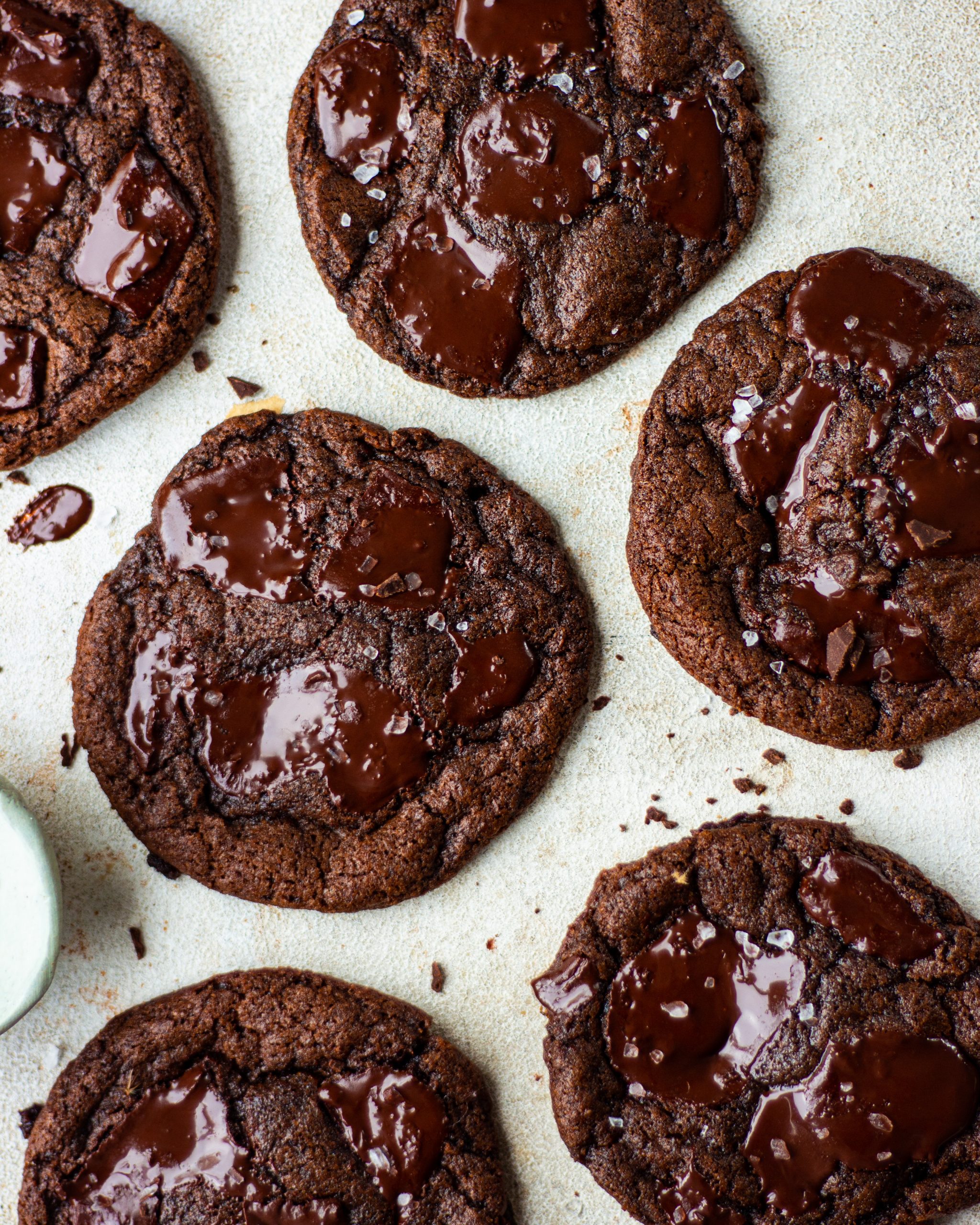 double chocolate chunk cookies