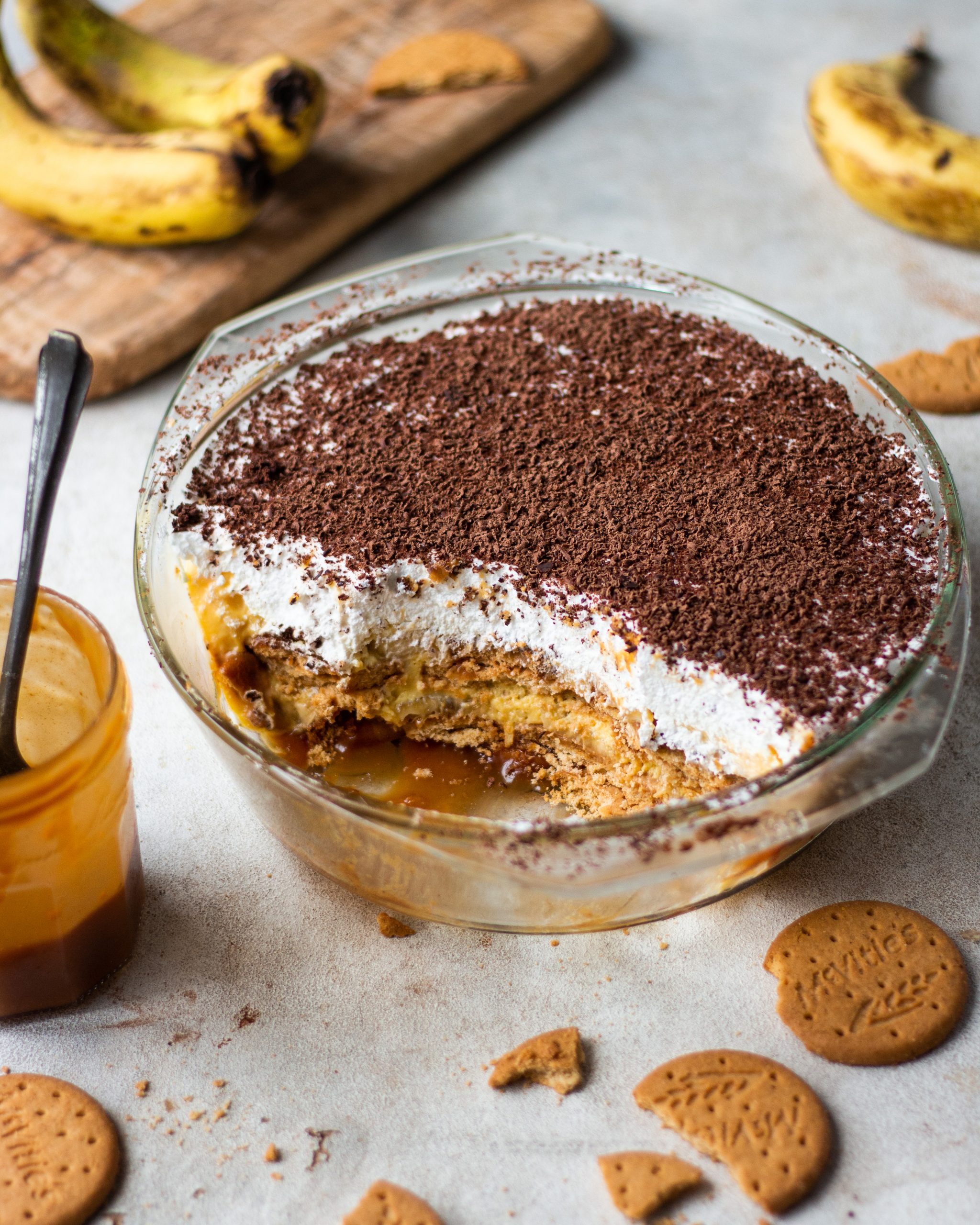 Banoffee pudding