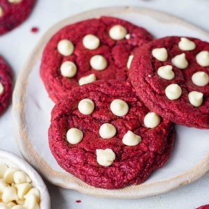 EGGLESS RED VELVET COOKIES