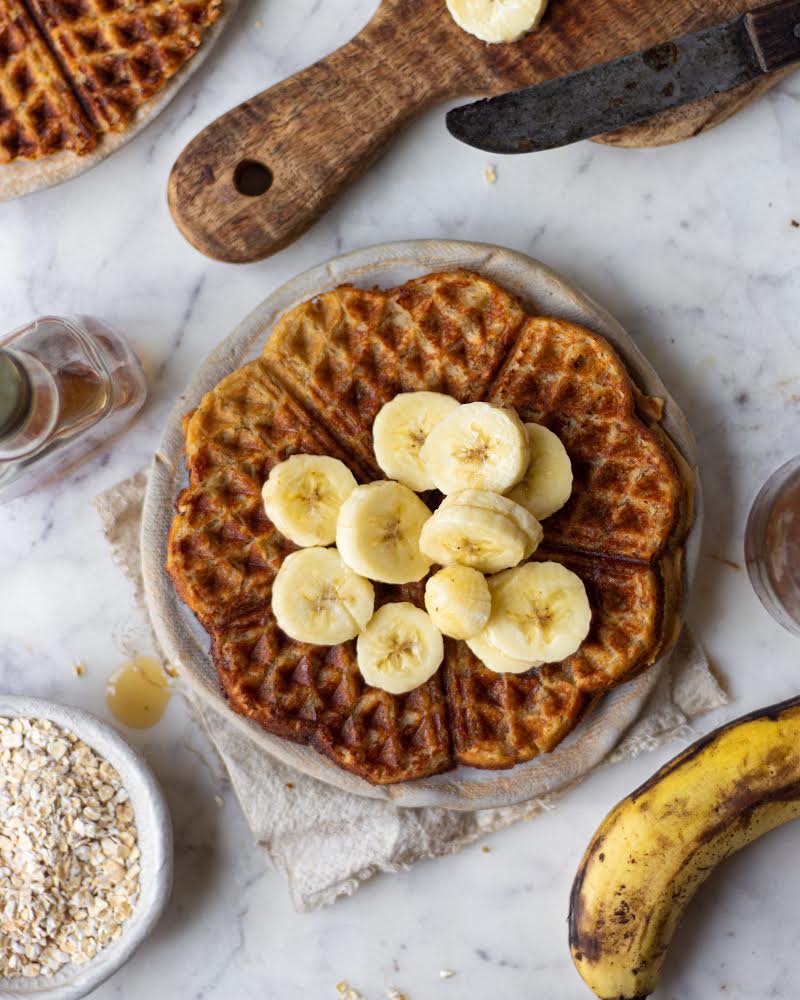 eggless oat waffles recipe