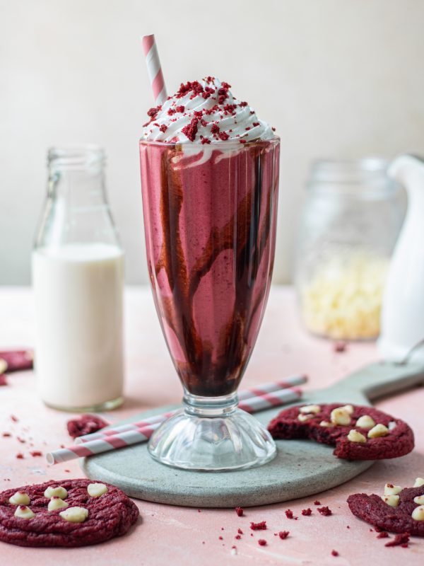 red velvet milkshake