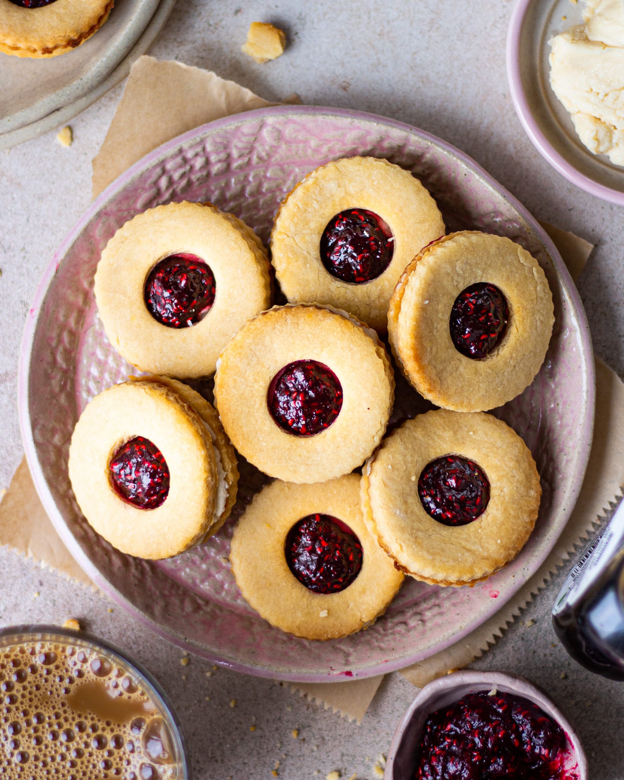 jim jam biscuits recipe