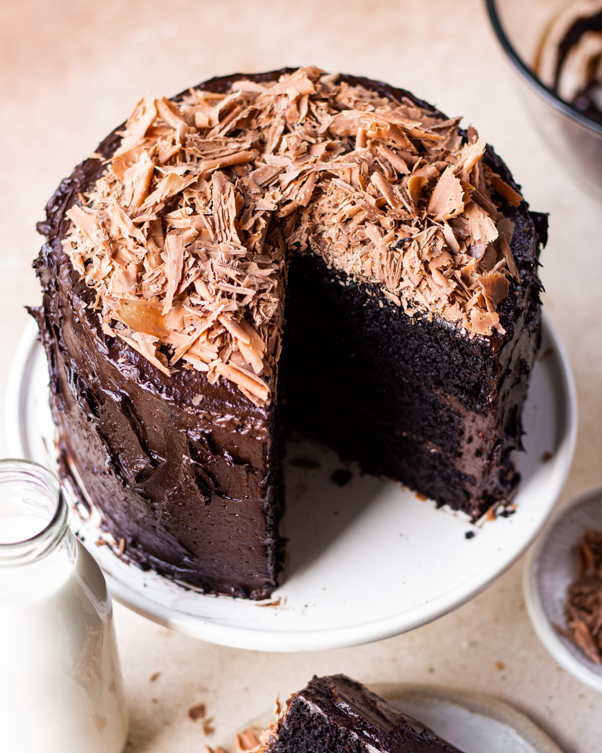 Chocolate Cake Recipe – No Eggs, No Milk, No butter - The Cooking Foodie
