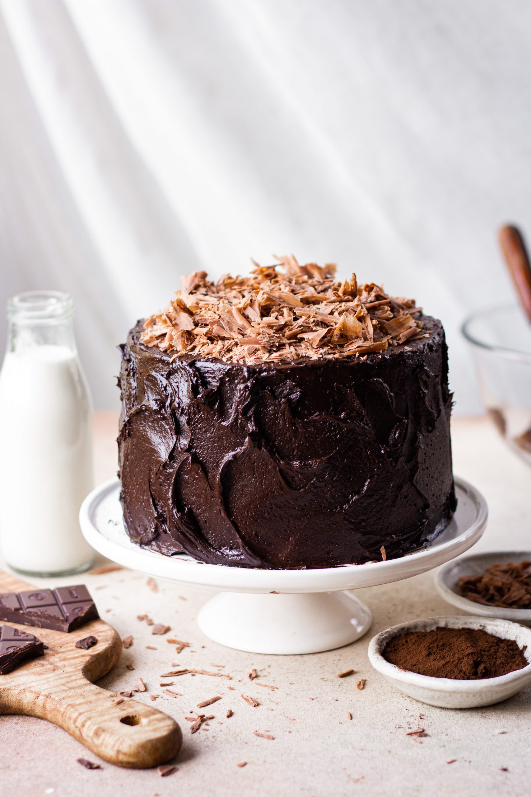 Vegan Chocolate Cake | Easy One Bowl Recipe