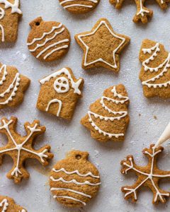 Eggless Gingerbread Cookies - Bake with Shivesh