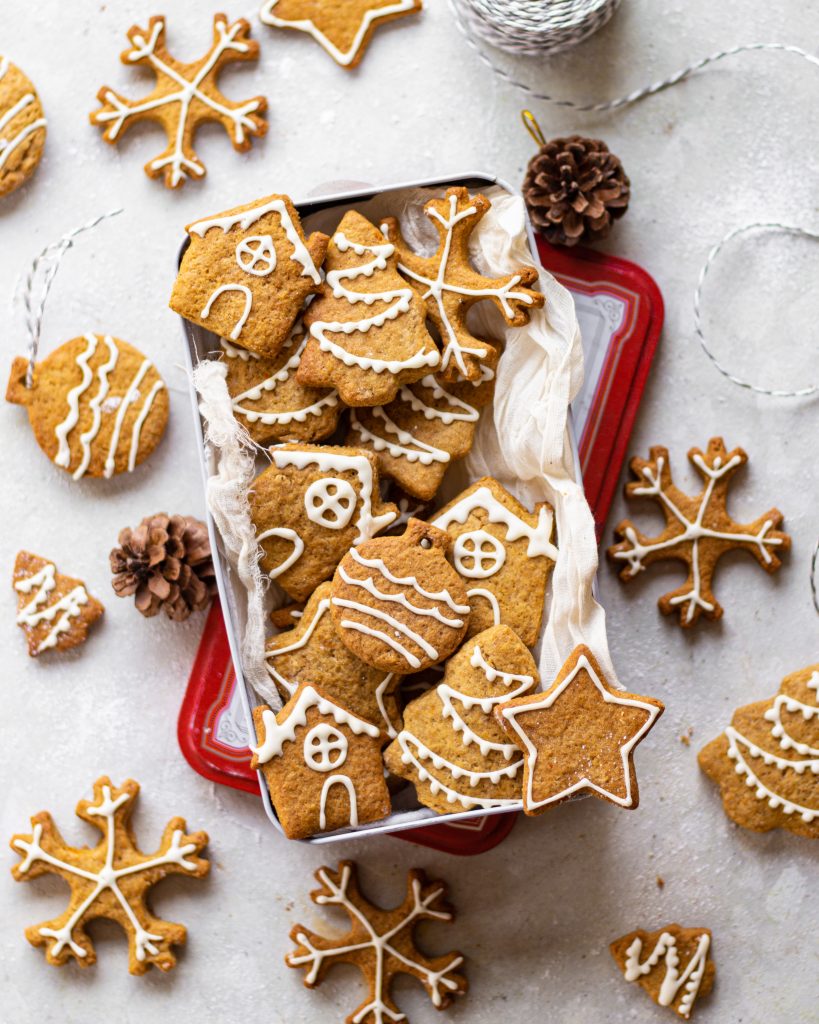 Eggless Gingerbread Cookies Bake with Shivesh