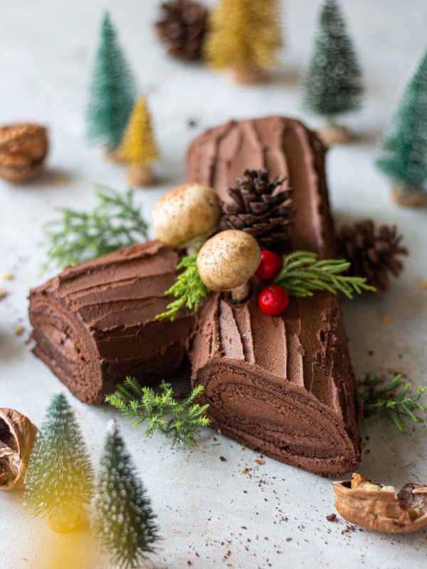 christmas yule log