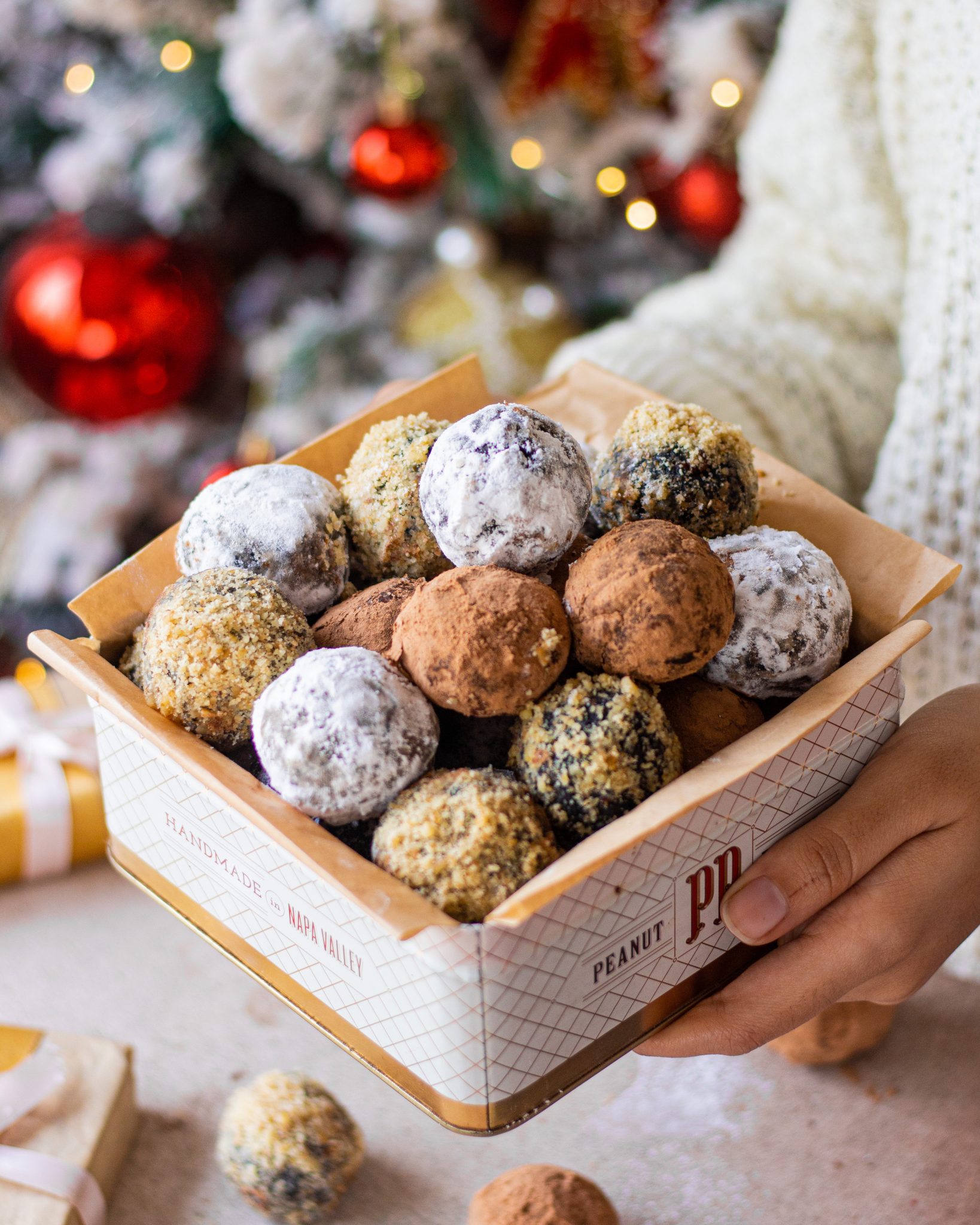 Christmas Rum Balls - Bake with Shivesh