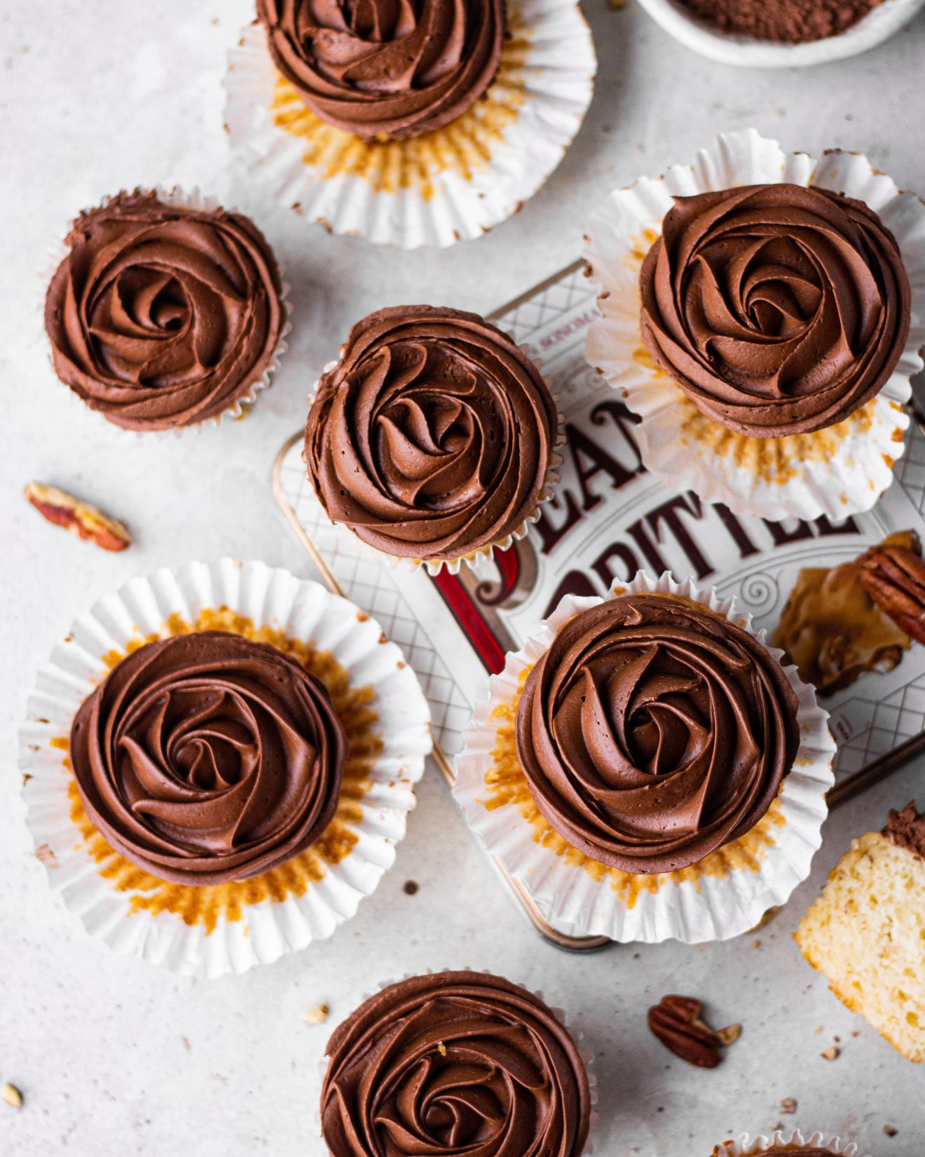 Eggless Vanilla Cupcakes - Bake with Shivesh