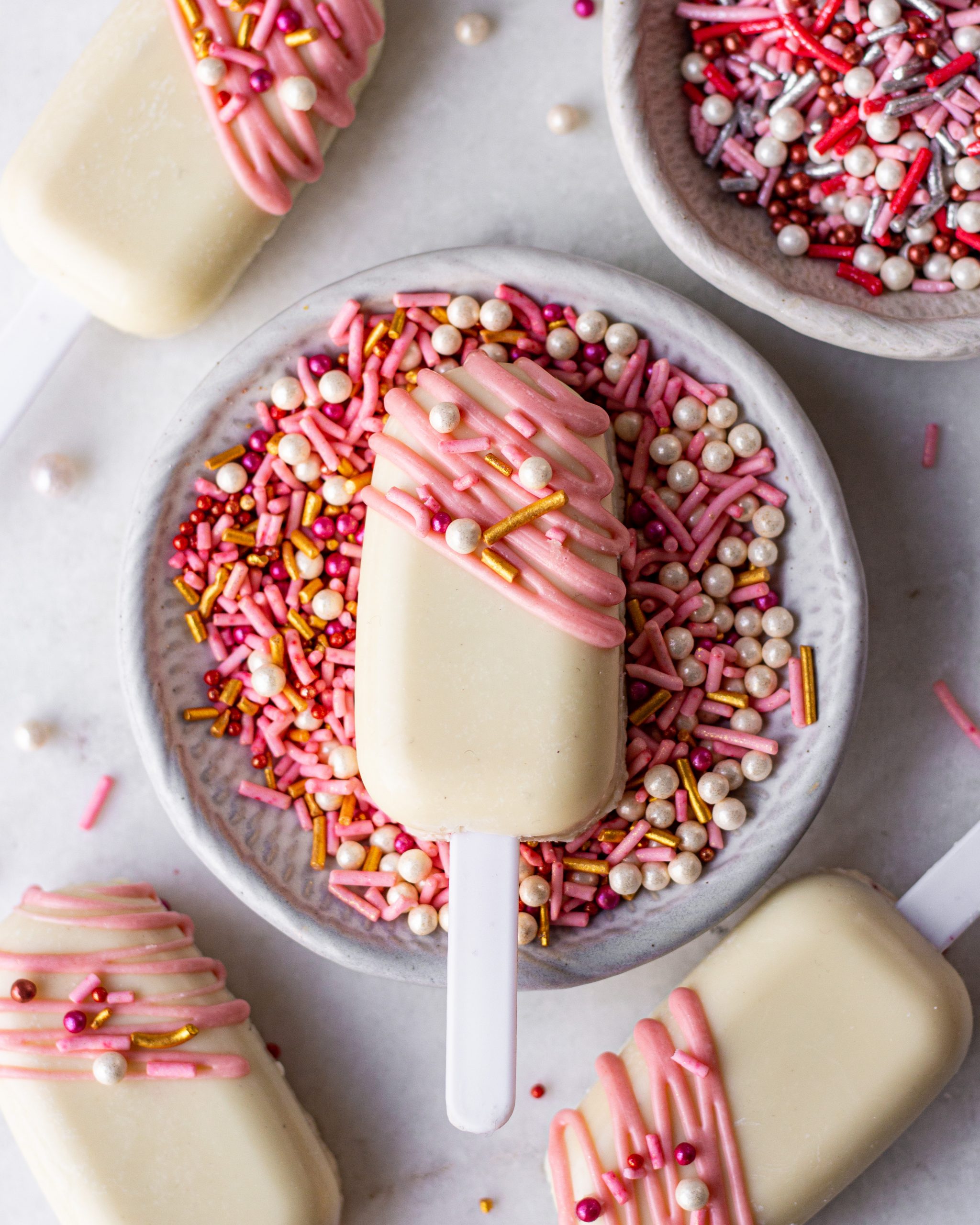 Red Velvet Cakesicles for Valentines Day - How to Make Cakesicles