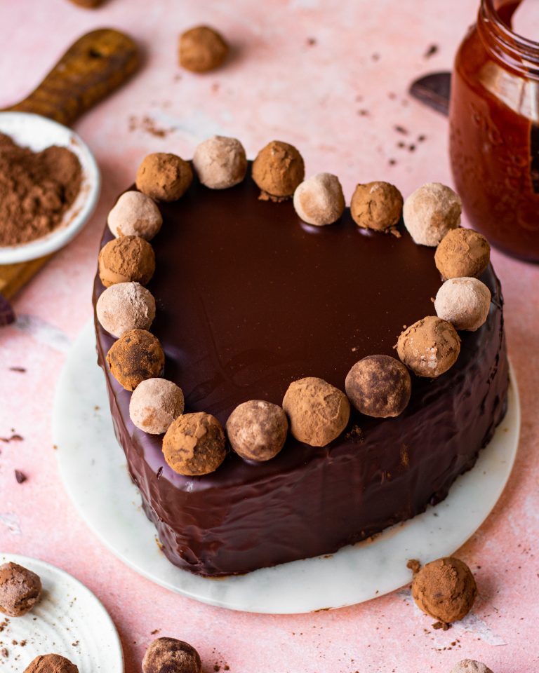 Homemade Chocolate Truffle Cake - Bake with Shivesh
