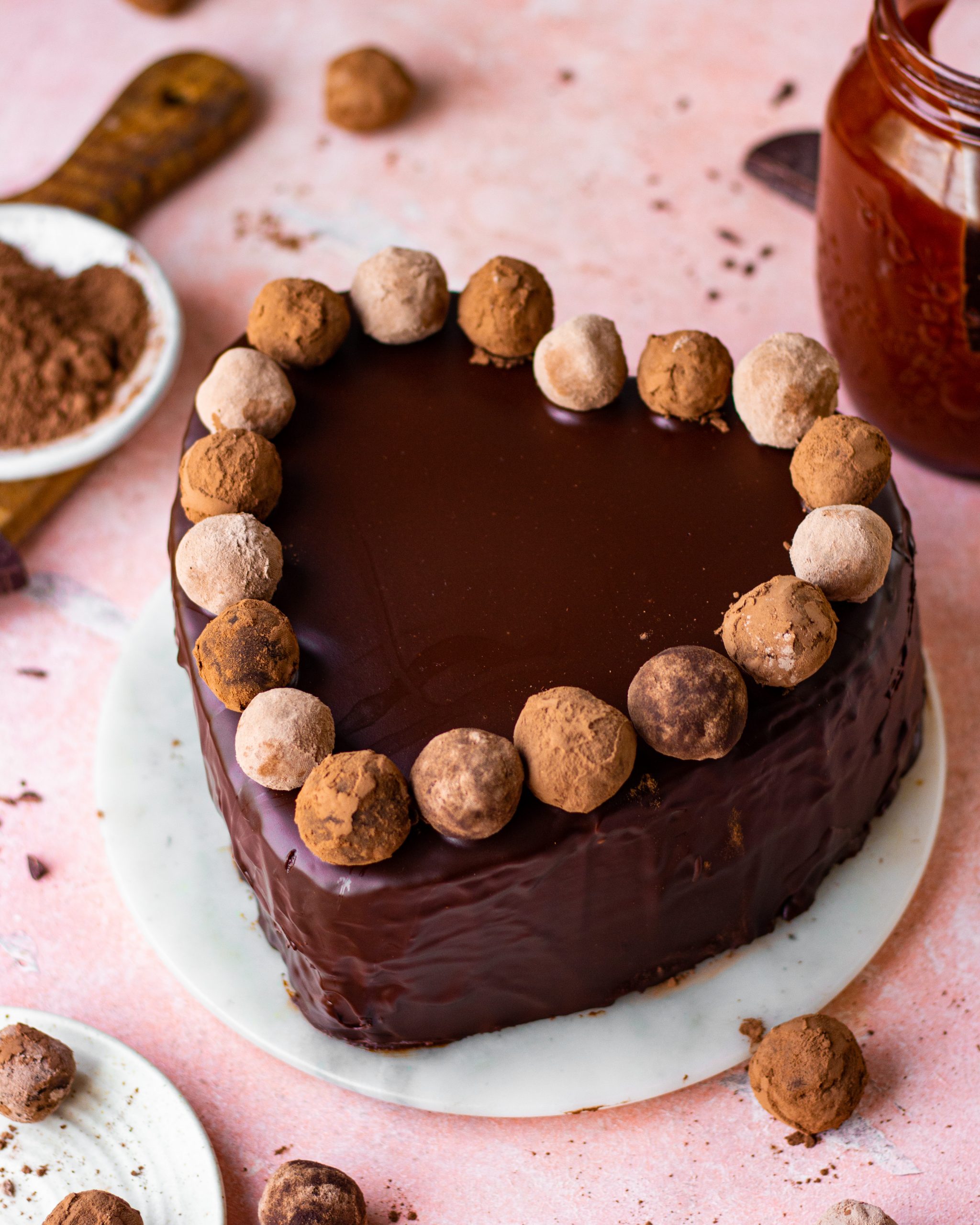 eggless ferrero rocher cake - Bake with Shivesh