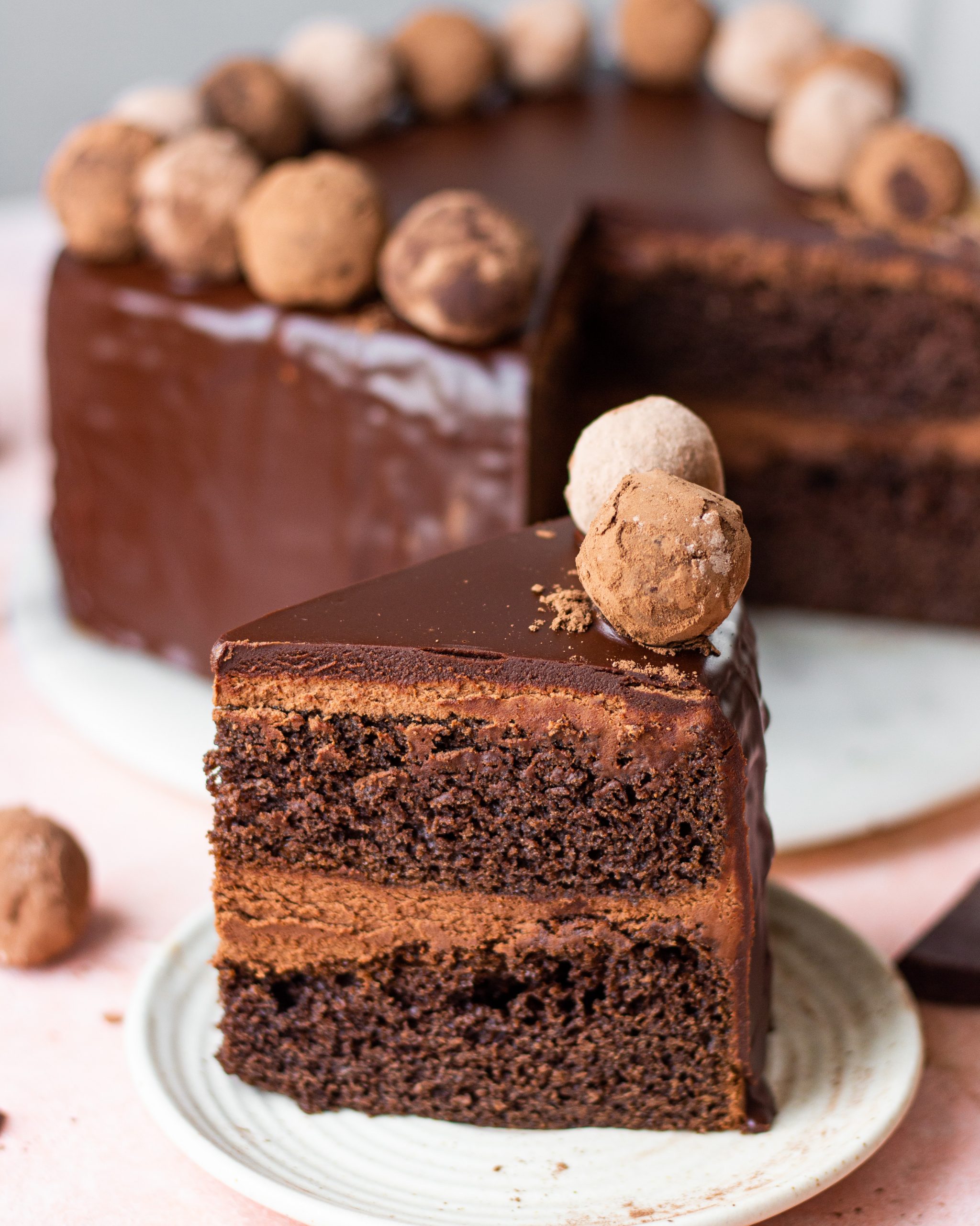 Double Chocolate Cake (Gluten Free) – A La Mousse