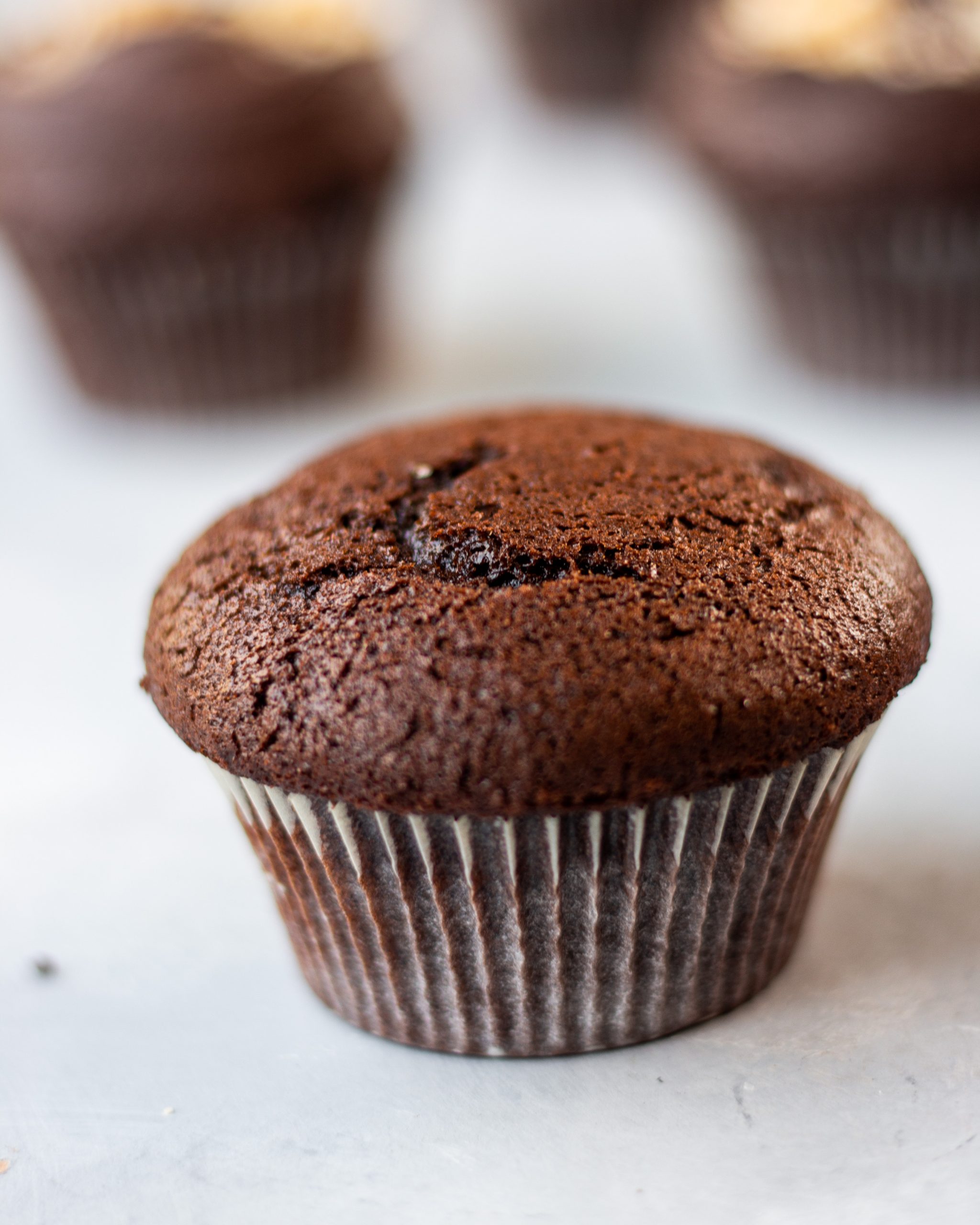 Chocolate M&M'S® Crispy Cupcakes with Chocolate Buttercream