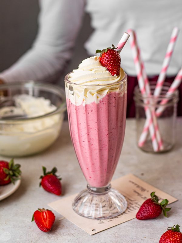 strawberry milkshake