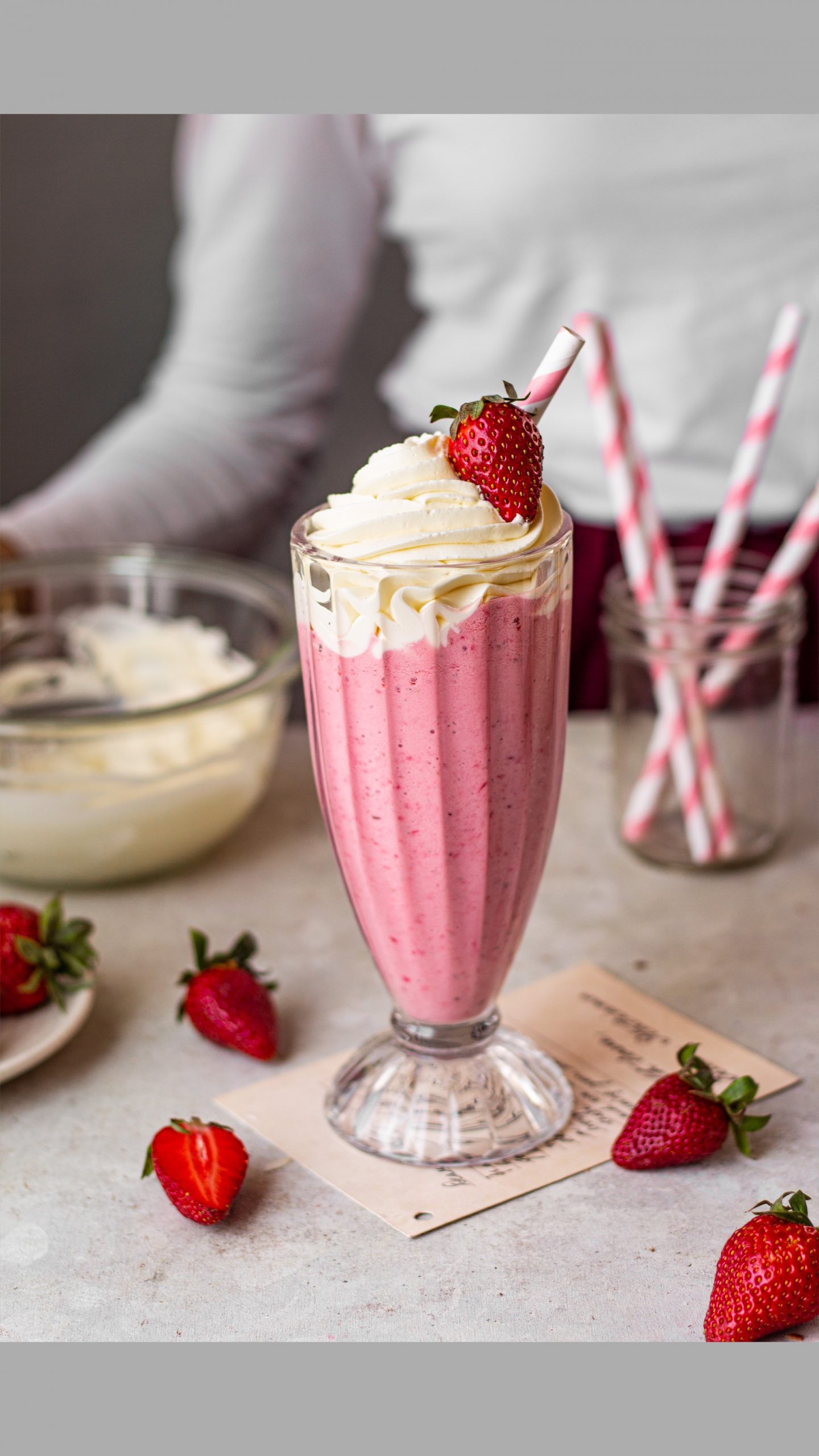 Strawberry Milkshake Recipe With Ice Cream And Milk Deporecipe Co