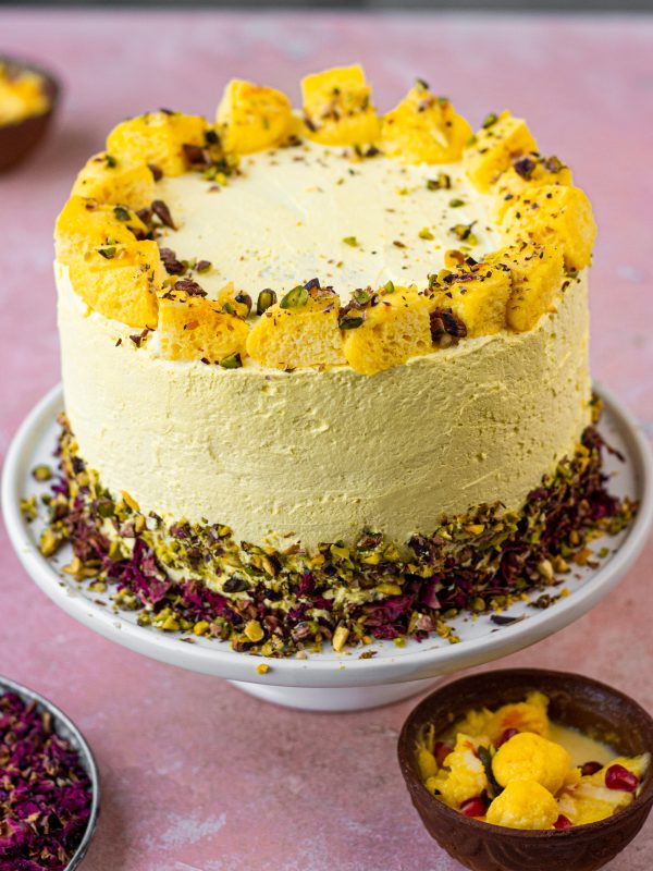 eggless rasmalai cake