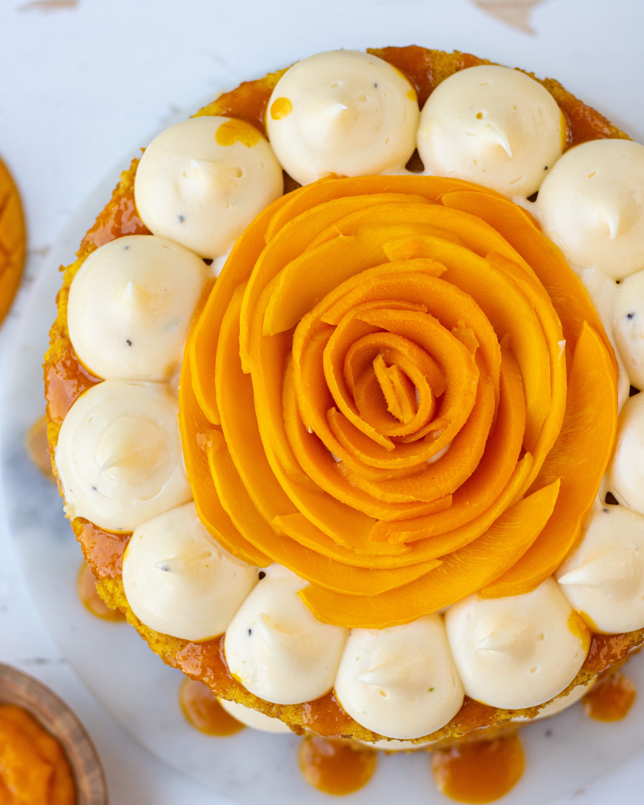 Mango Cake Recipe (Eggless + Whole Wheat Flour)