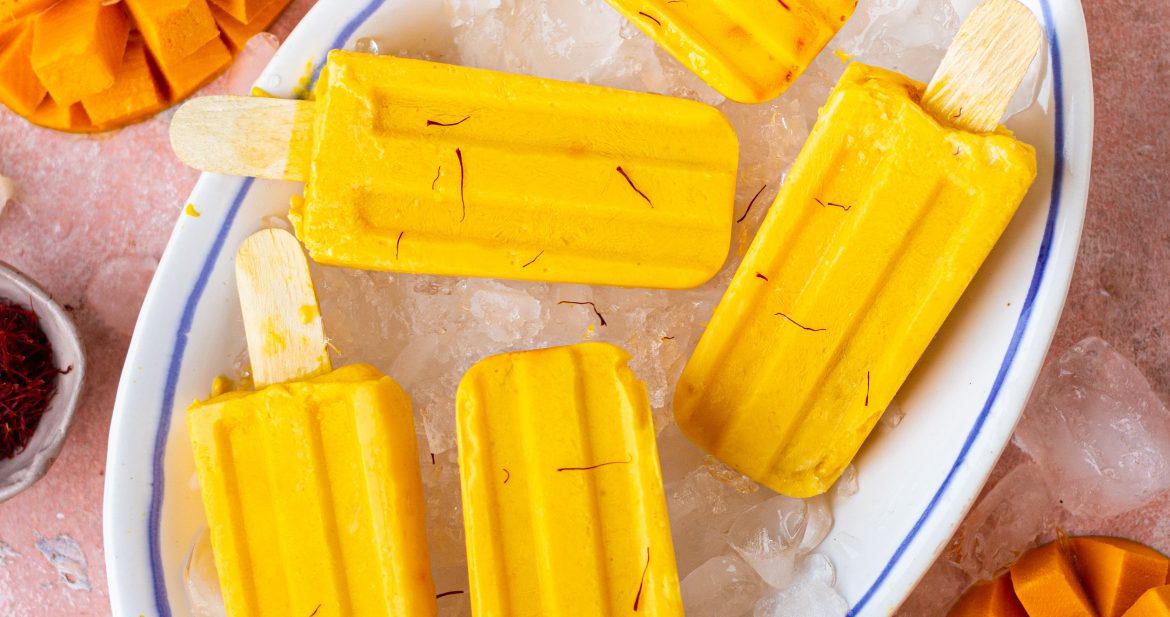 mango lassi popsicles