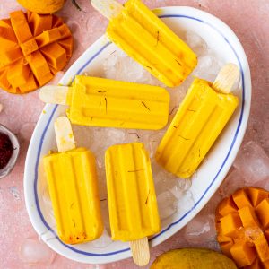 Mango Lassi Popsicles