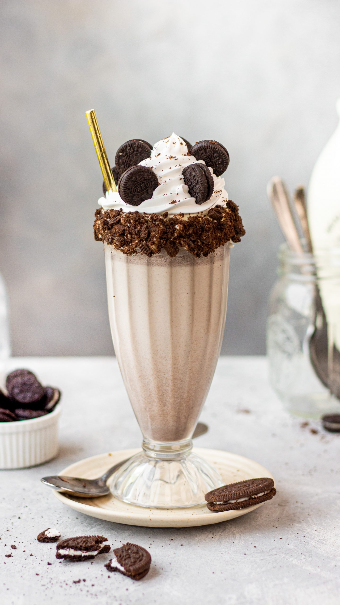 Indulgent Oreo Milkshake - Bake with Shivesh