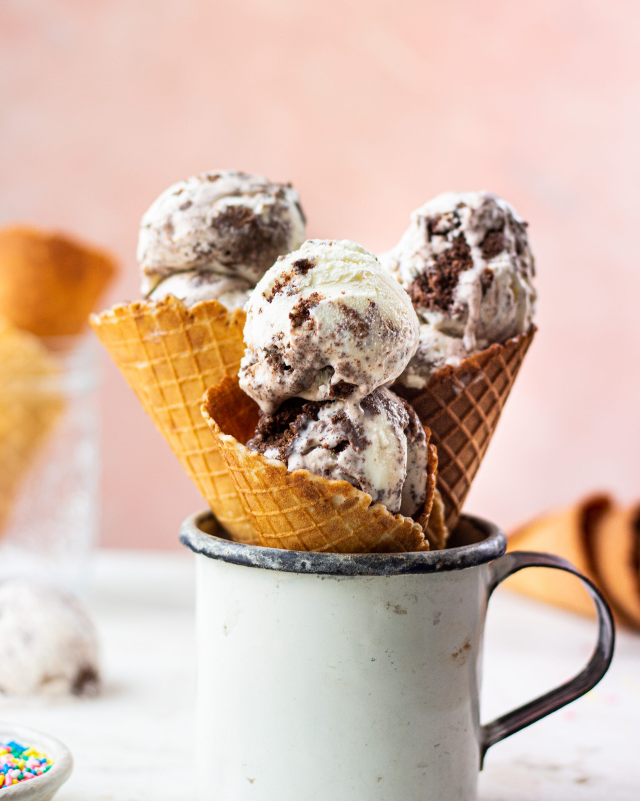 Ice Cream Cone Cupcakes - from Somewhat Simple