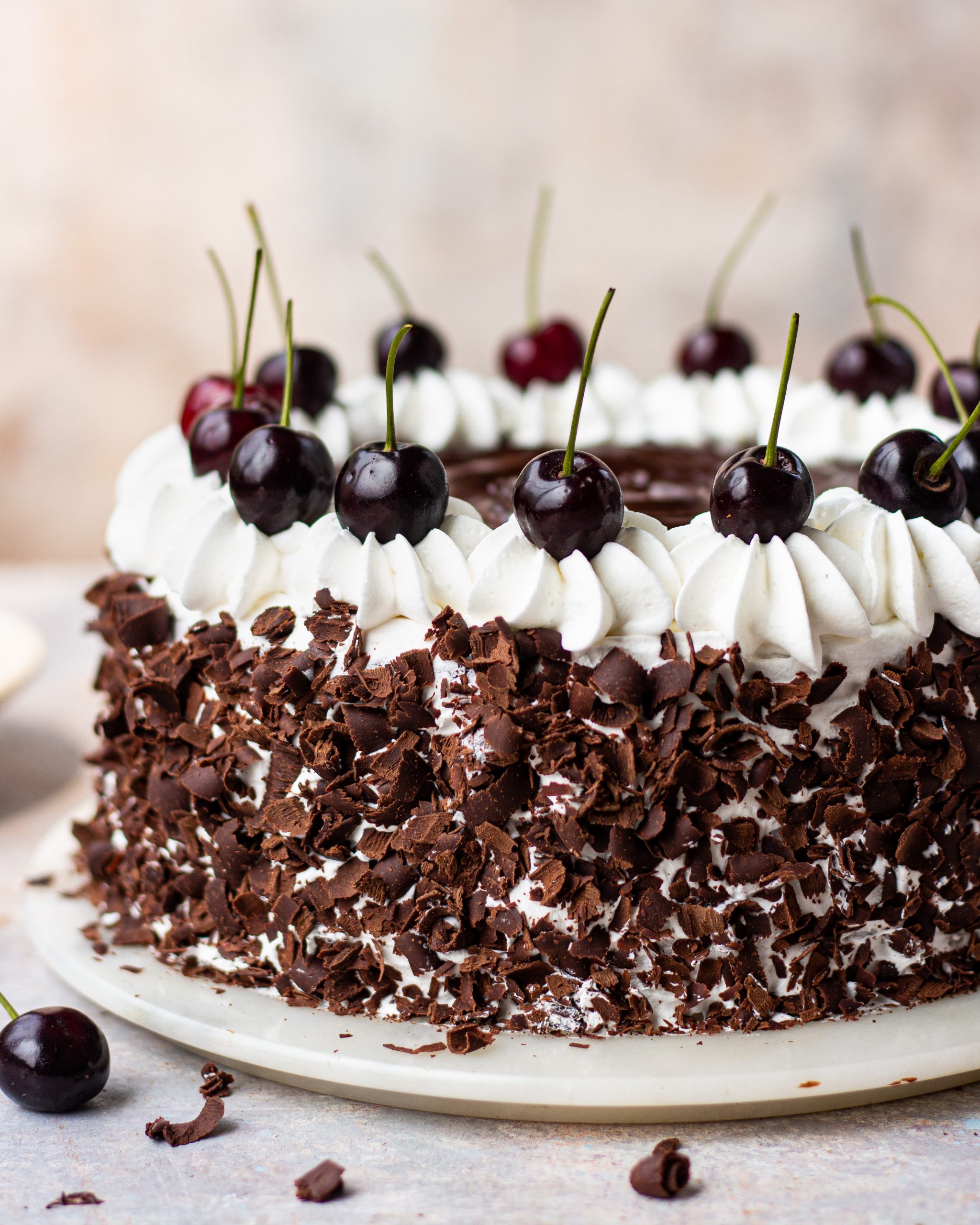 2 Tier Black Forest Luxury Cake, 24x7 Home delivery of Cake in South City-I,  Gurgaon