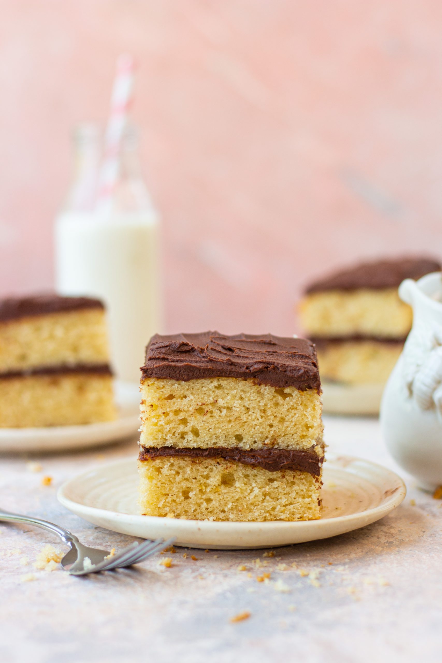 Fudge Brownie Cake with Chocolate Ganache - Use Your Noodles