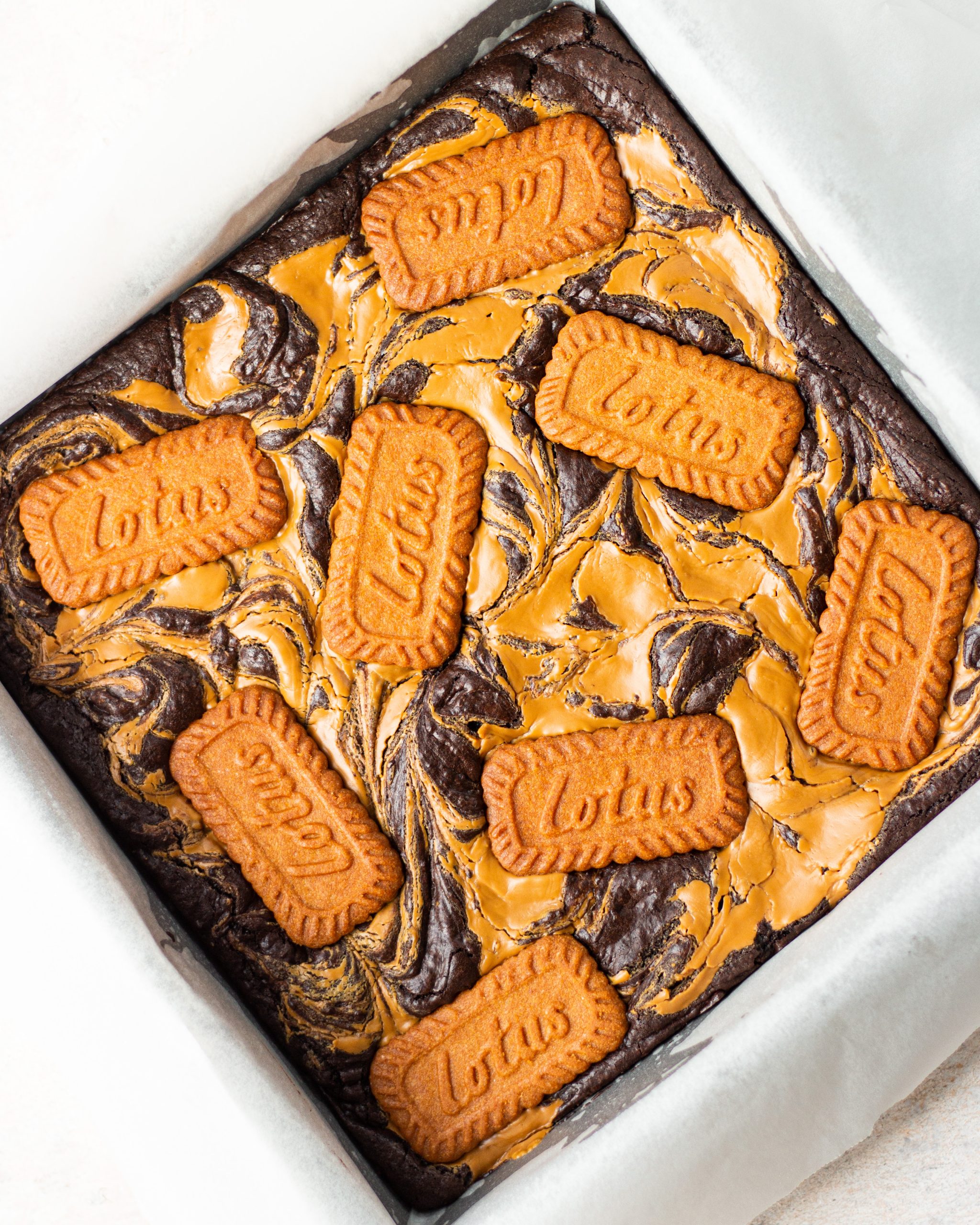 Lotus Biscoff Brownie - Sweetish House Mafia