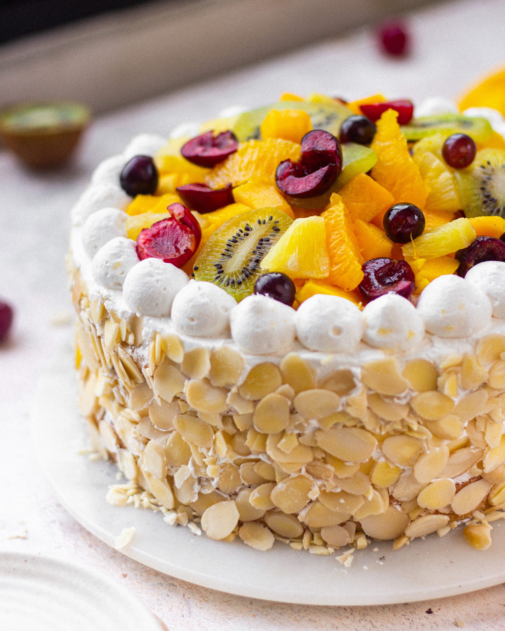 Delicious dry fruits decorated cake isolated on transparent background  27144123 PNG