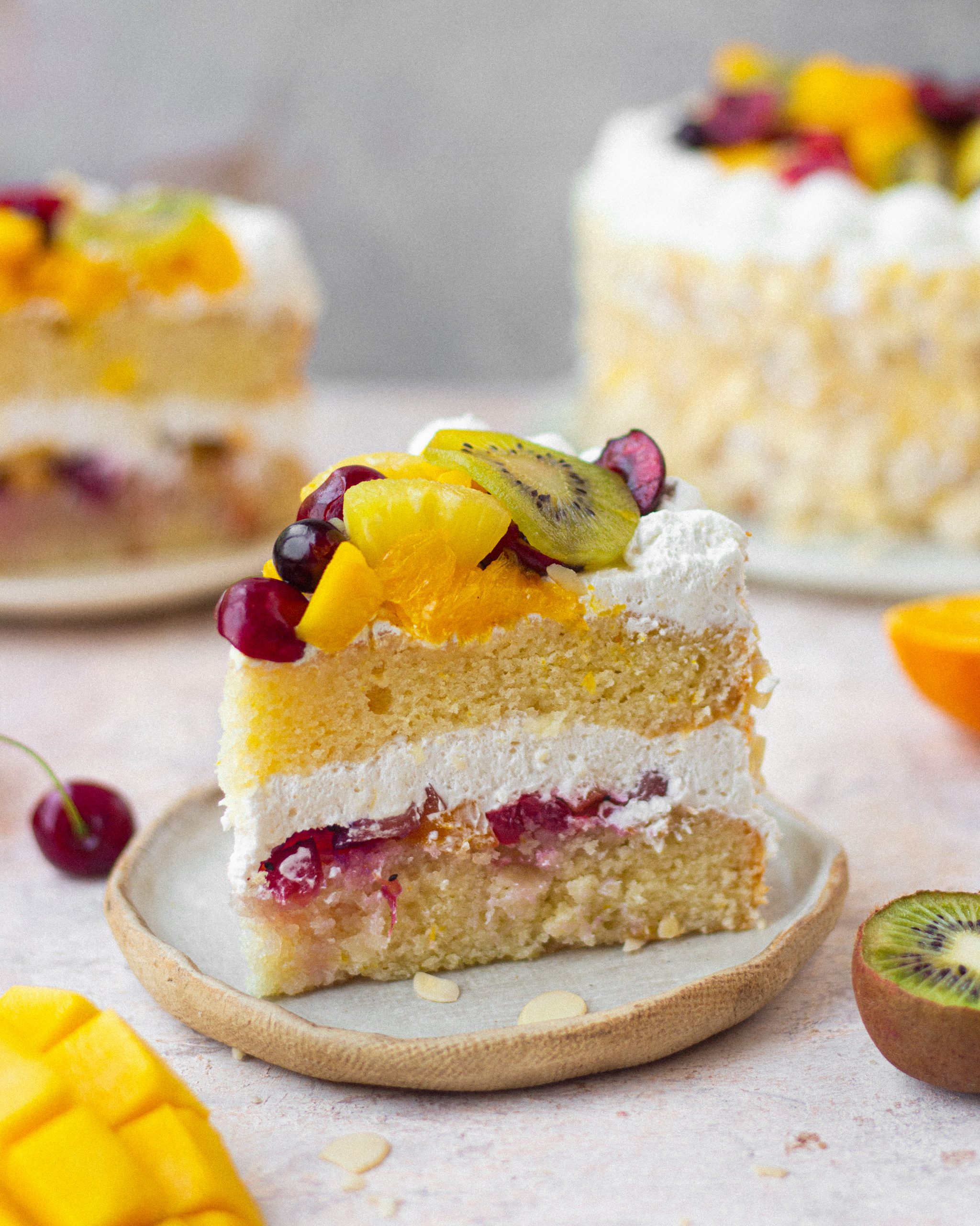 Eggless Tutti Frutti Cake - Bake with Shivesh