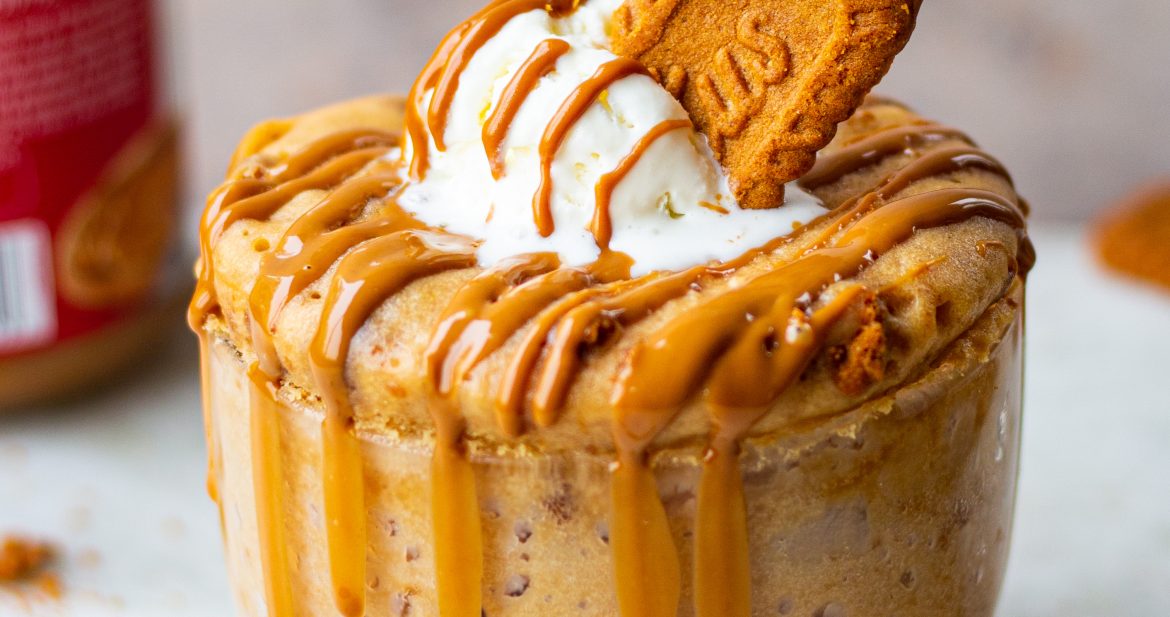 biscoff mug cake