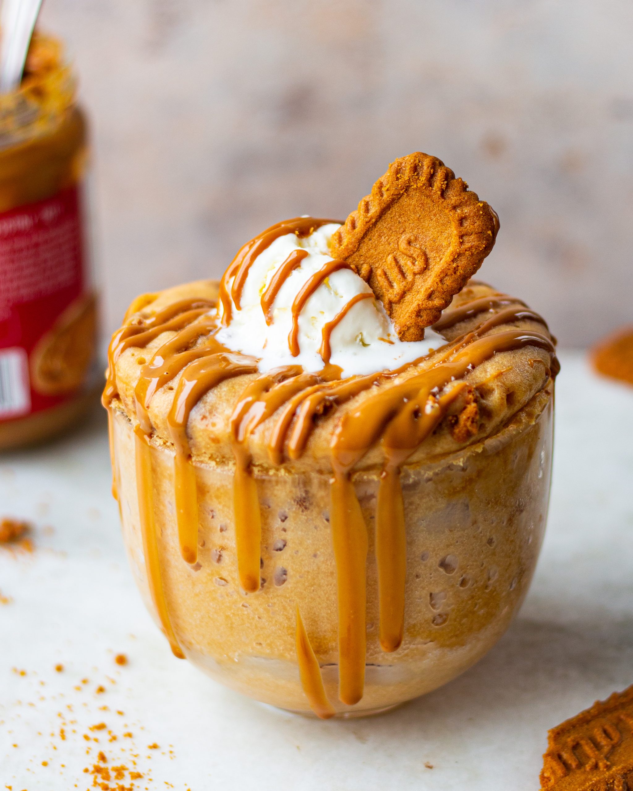 biscoff mug cake